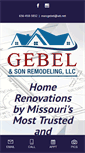 Mobile Screenshot of gebelandsonremodeling.com